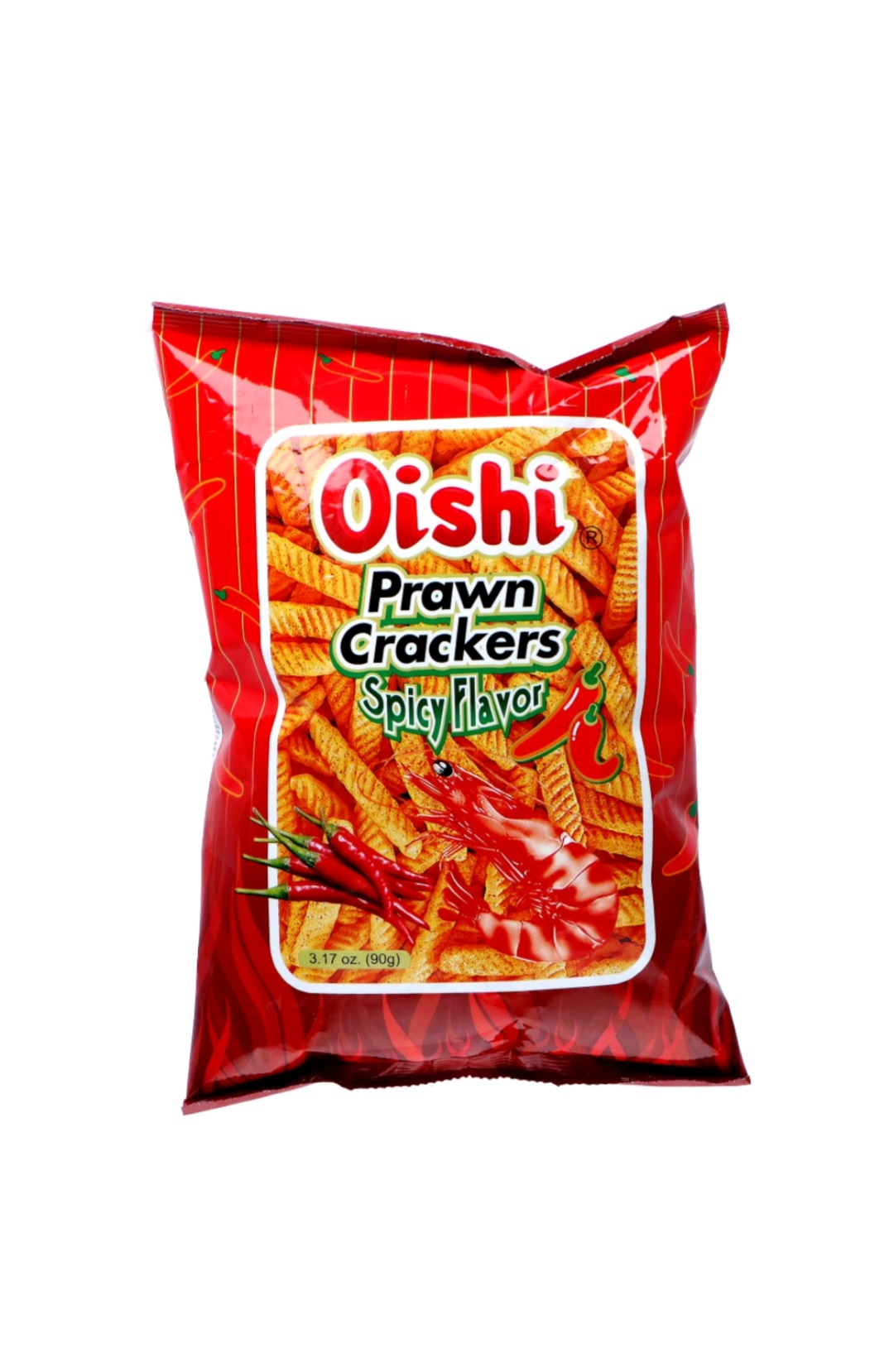 Oishi Prawn Crackers Spicy 90g