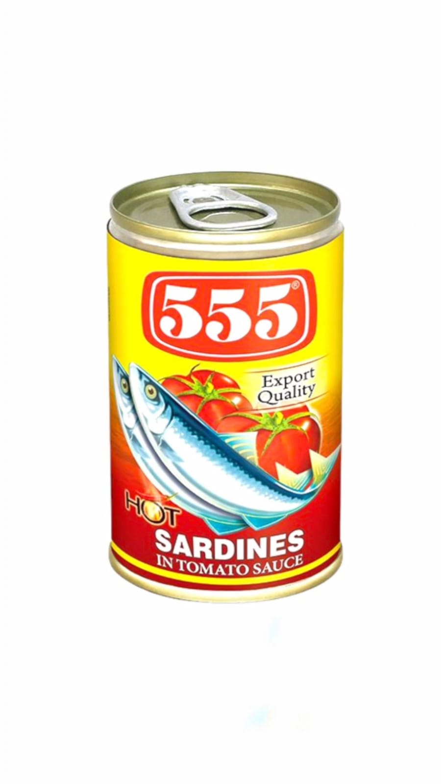 Sardines 555 Hot Tomato 155g